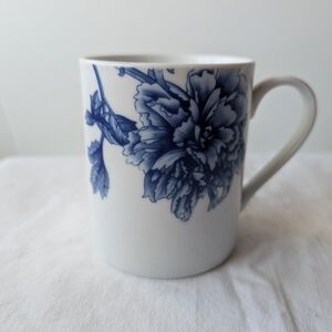 Spode Blue Peony Floral Porcelain Mug Discontinued